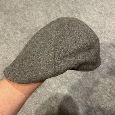 Gorra plana Stetson de lana para noticiero pico de pato gorra para hombre pequeña/mediana gris clásica Foto 1 de 4