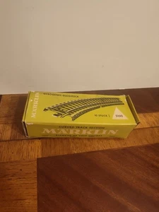 MARKLIN HO #5100 Pista Treno Curvo 10 Pezzi Scatola Originale - Foto 1 di 6