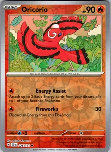 Oricorio Reverse Holo 026/191 SV08: Surging Sparks Common - NM - Picture 1 of 2