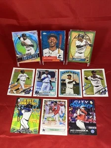JAZZ CHISHOLM JR. SP RC Lot (10) Serial # /199 MLB Rookie Card MARLINS YANKEES - Picture 1 of 12