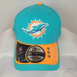 Miami Dolphins New Era 39THIRTY Sideline On Field Headwear Gorra 2015 L/XL NUEVO - Imagen 1 de 11