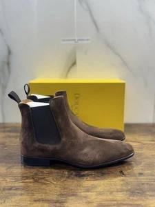 Doucal’s Chelsea Boot Suede Marrone Luxury Doucal’s Scarpa Uomo 43 - Foto 1 di 9