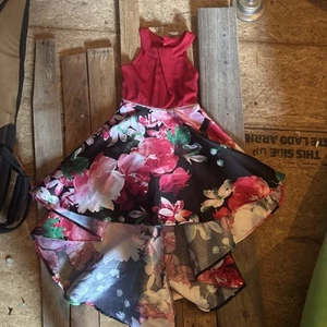 Girls Size 7 Xtraordinary Fancy Hi-low Dress - Picture 1 of 4