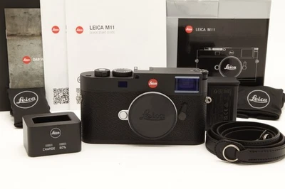 Cámara telémetro Leica M11 (negra, MFR #20200) con caja #49565 - Imagen 1 de 4