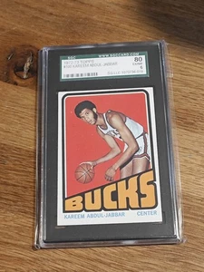 1972-73 Topps #100 Kareem Abdul-Jabbar  SGC 80 SGC 6 - Bild 1 von 2