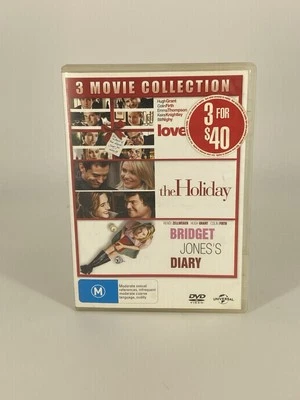 Love Actually / The Holiday / Bridget Jones's Diary Region 2,4 VGC Free Postage - image 1 of 2