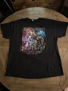 Iron Maiden Parking Lot Event Shirt XL 2024 Future Past Tour Bruce Dickinson - Picture 1 of 8