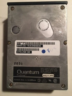 Quantum prodrive 100mb, 3.5" 150s 910-10-9403 ,800-09-9366, 3701200-08,50 pin s - Image 1 of 3