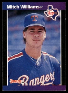 1989 Donruss #225 Mitch Williams "LEAF, INC." & "*Denotes - Picture 1 of 2