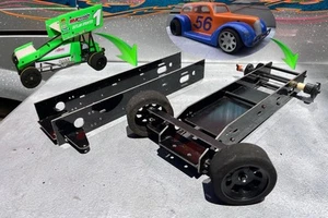 Bolink RJ Speed RC 1:10 Legends & Sprinter Partial Assembled Chassis PAIR NEW - Picture 1 of 11
