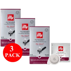 3 x illy Intenso Espresso Pods 18pcs 131g - Picture 1 of 2