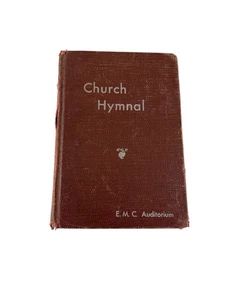 Vintage 1941 Church Hymnal EMC Auditorium Song Book Christian READ - Picture 1 of 10