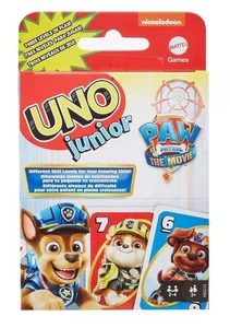 UNO Junior Paw Patrol Kartenspiel mit 56 Karten 2-4 Spieler, Geschenk für Kinder 3 Jahre - Bild 1 von 3