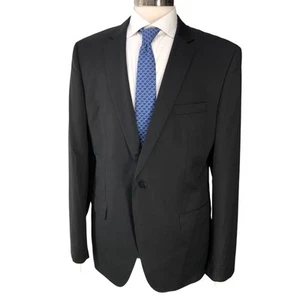 Hugo Boss Herren Größe 44R Sport Mantel Jacke Guabello Super 120s Hayes Schwarz - Bild 1 von 23