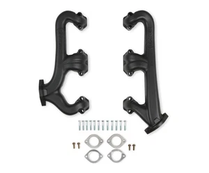 Hooker 8525-3HKR Cast Iron Exhaust Manifolds 2-1/2" Outlet Black Ceramic Coated - Picture 1 of 12