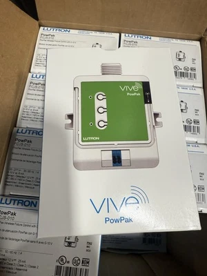 Lutron FCJS-010 VIVE Powpak Wireless Fixture Control w/ 0-10v - NEW in box