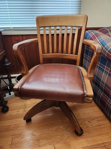 W.H. Gunlocke Vintage Swivel Arm Chair Cover