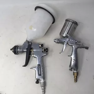 HUSKY Gravity Feed HVLP Spray Gun H4840GHVSG + Mini R31 Spray Gun READ DESCRIP - Picture 1 of 9