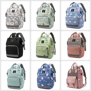 Mummy Bag Multifunctional Backpack Waterproof Diaper Bag Large Lightweight - Picture 1 of 20