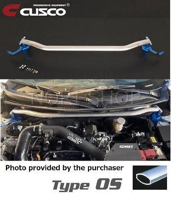 CUSCO Front Strut Tower Bar For SUZUKI Swift Sport ZC33S Type OS 2WD 1400cc - Изображение 1 из 4