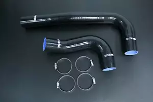 Radiator Silicone Hose Fit 2003-2010 Dodge Ram 5.9L/6.7L Cummins Diesel Black - Picture 1 of 3