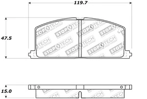 StopTech 309.02420 StopTech Sport Brake Pads - Picture 1 of 4