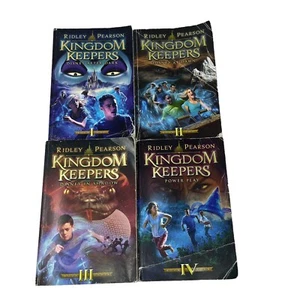 Lot of 4 KINGDOM KEEPERS Books 1-4 Ridley Pearson DISNEY Hyperion Paperback YA - Picture 1 of 5