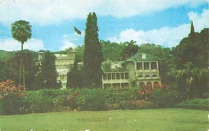 Postcard Trinidad and Tobago West Indies Caribbean Island The Presidents House - Picture 1 of 2