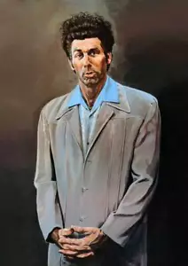 "Pintura Seinfeld The Kramer - Póster Impreso en LIENZO DE CALIDAD - Tamaño - 18x12" - Imagen 1 de 1