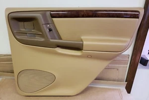 1997 Jeep Grand Cherokee Limited Passenger Rear Door Interior Trim Panel Tan - Picture 1 of 6