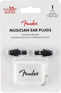Fender Musiker Ohrstöpsel 35 db Paar Anzug Gigs, Proben, waschbar n wiederverwendbar - Bild 1 von 4