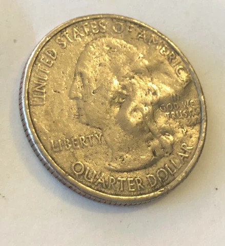 2018 quarter dollar P mint error 25 cents apostle island Wisconsin Coin Cover