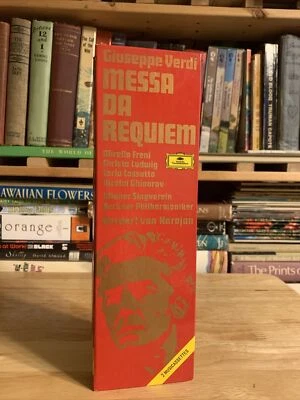 Giuseppe Verdi Messa Da Requiem 2 Cassette Boxset Herbert Von Karajan - Image 1 of 4