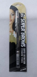 Super Brows W7 Eyebrow Pencil Super Definition Brown New Sealed - Picture 1 of 2
