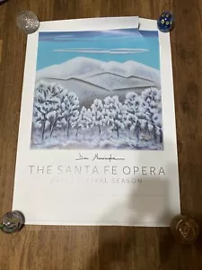 THE SANTA FE OPERA 2015 FESTIVAL SAISON DAN NAMINGHA SIGNIERTES POSTER 30” X 22” - Bild 1 von 12