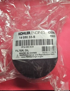 Original Kohler FILTER, ÖL VERLÄNGERTE LEBENSDAUER Teil # 14 050 33-S - Bild 1 von 2
