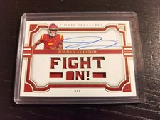2023 National Treasures Collegiate Jordan Addison On-Card RPA /25
