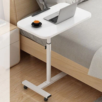 Over Bed Table Tray Adjustable Height Mobility Aid Chair Computer PC Desk Laptop - Image 1 of 4
