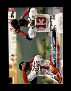 2018 Topps Update #US43 The Future Is Bright Ronald Acuna Jr Ozzie Albies - Bild 1 von 2