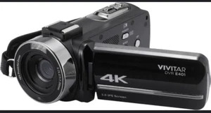 Vivitar 4K Ultra HD Digital Camcorder DVR E401 Black NIB MIB - Picture 1 of 8