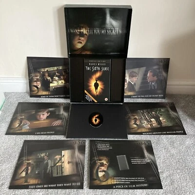 The Sixth Sense {Bruce Willis} - Limited Edition Horror VHS Boxset + Film Cell👻 - Image 1 of 4
