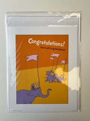 Dr. Seuss "¡Felicitaciones! ¡Te vas a grandes lugares!" - Impresión artística Foto 1 de 2