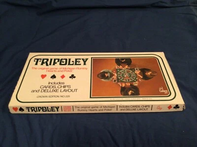 Vintage 1969 Tripoley Card Game Crown Edition No 225 Michigan Rummy - Image 1 of 4