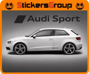 ADESIVI FIANCATA POSTERIORE AUDI SPORT IN VINILE - Foto 1 di 1