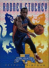 2012-13 Panini Crusade Insert Blue Pistons Basketball Card #257 Rodney Stuckey
