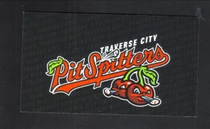 Tarjeta de visita de béisbol Traverse City Pit Spitters Traverse City Michigan - Imagen 1 de 2