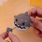 Cartoon Pull String Bite Teeth Shark Mouth Open Close Toy Keychain For Bag