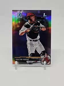 Tarjeta de radiocontrol de novato Matt Manning 2017 Bowman cromo mini refractor Tigres - Imagen 1 de 10
