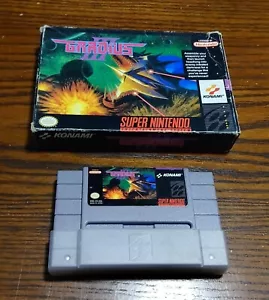 Gradius III 3 for Super Nintendo SNES Box & Game Cart Only Tested See Pics/Desc - Picture 1 of 21