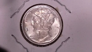 1941 MERCURY DIME GEM BU BRIGHT WHITE - Picture 1 of 2